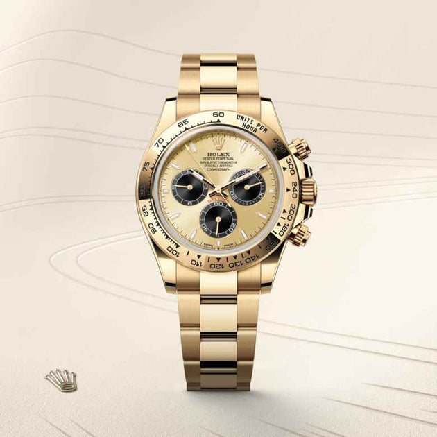 Rolex Cosmograph Daytona in 18 ct yellow gold, M126508-0006 - H.L. Gross Jewelers