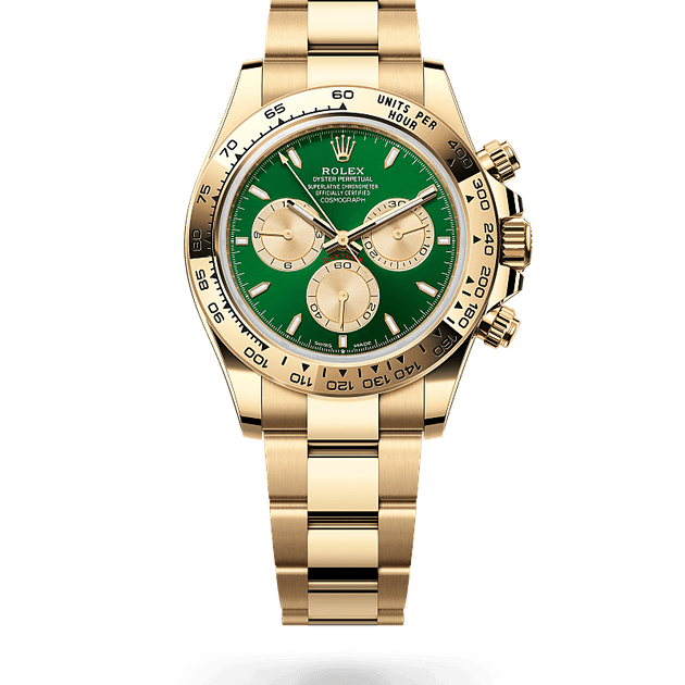 Rolex Cosmograph Daytona in 18 ct yellow gold, M126508-0008 - H.L. Gross Jewelers