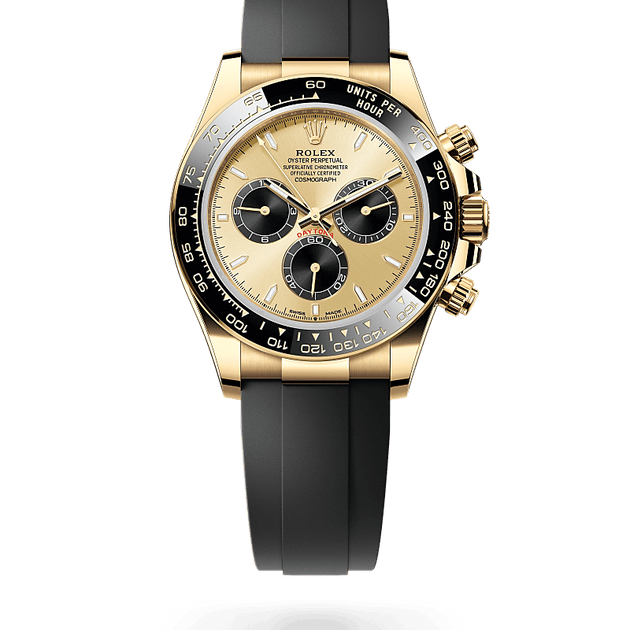Rolex Cosmograph Daytona in 18 ct yellow gold, M126518LN-0012 - H.L. Gross Jewelers