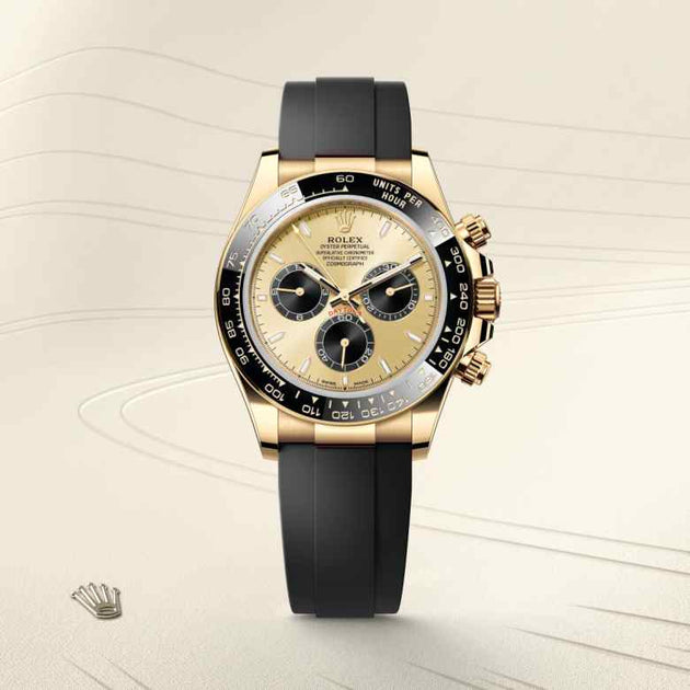 Rolex Cosmograph Daytona in 18 ct yellow gold, M126518LN-0012 - H.L. Gross Jewelers