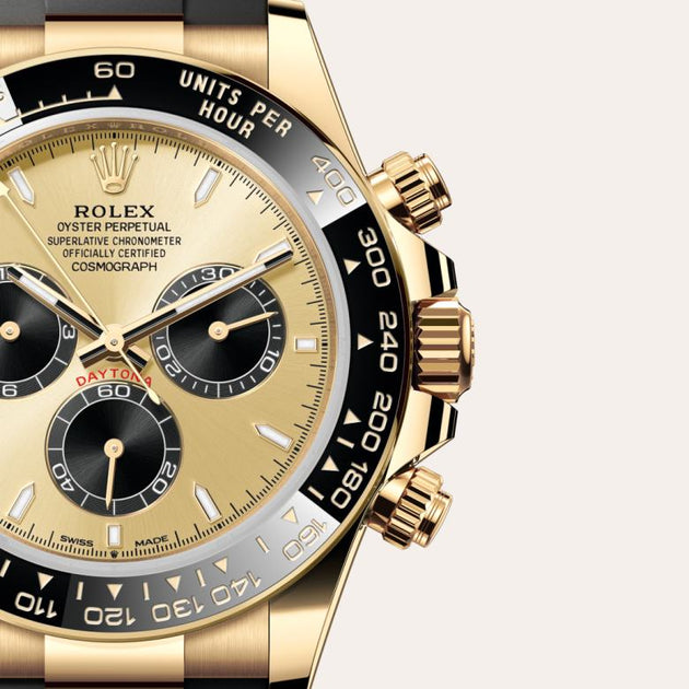 Rolex Cosmograph Daytona in 18 ct yellow gold, M126518LN-0012 - H.L. Gross Jewelers