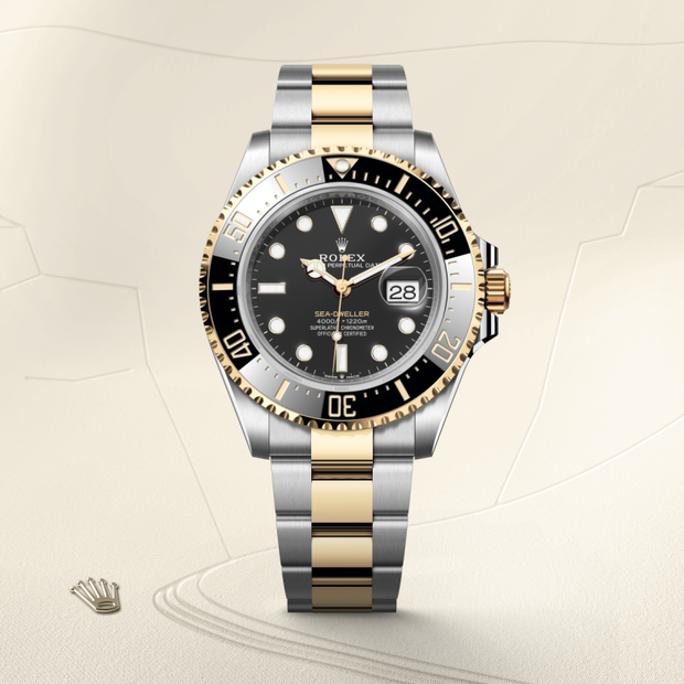 Oyster, 43 mm, Oystersteel and yellow gold
