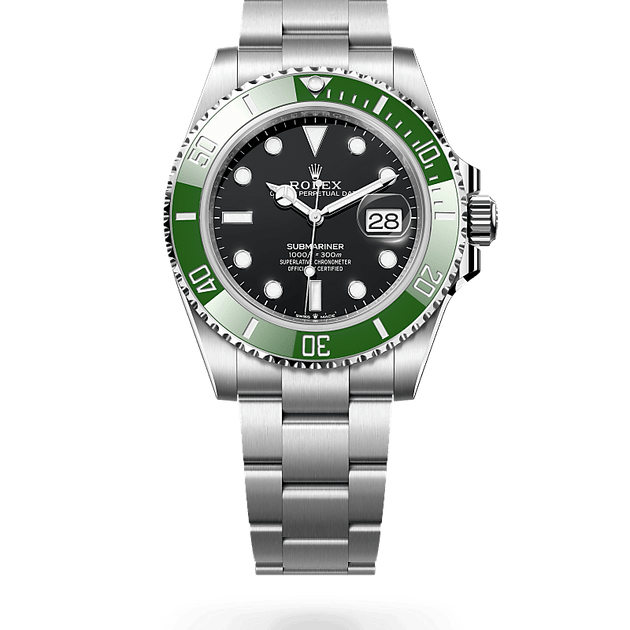  in Oystersteel, M126610LV-0002 - H.L. Gross Jewelers