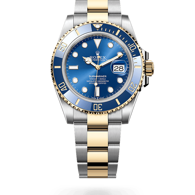  in Yellow Rolesor - combination of Oystersteel and yellow gold, M126613LB-0002 - H.L. Gross Jewelers