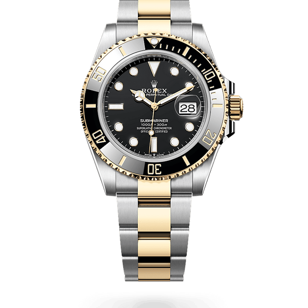  in Yellow Rolesor - combination of Oystersteel and yellow gold, M126613LN-0002 - H.L. Gross Jewelers