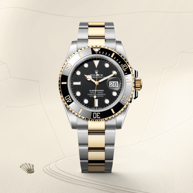  in Yellow Rolesor - combination of Oystersteel and yellow gold, M126613LN-0002 - H.L. Gross Jewelers