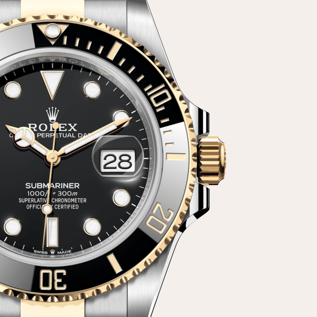  in Yellow Rolesor - combination of Oystersteel and yellow gold, M126613LN-0002 - H.L. Gross Jewelers