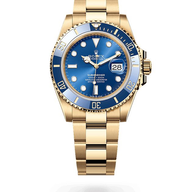  in 18 ct yellow gold, M126618LB-0002 - H.L. Gross Jewelers