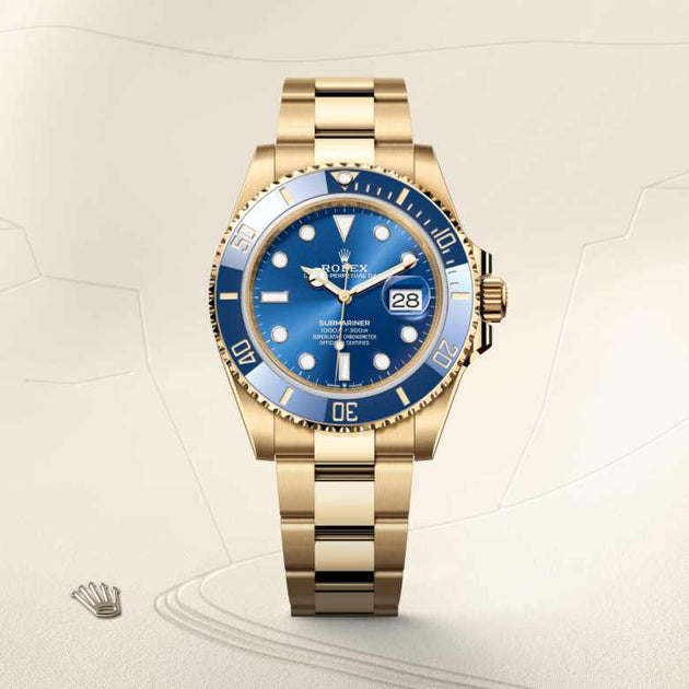  in 18 ct yellow gold, M126618LB-0002 - H.L. Gross Jewelers