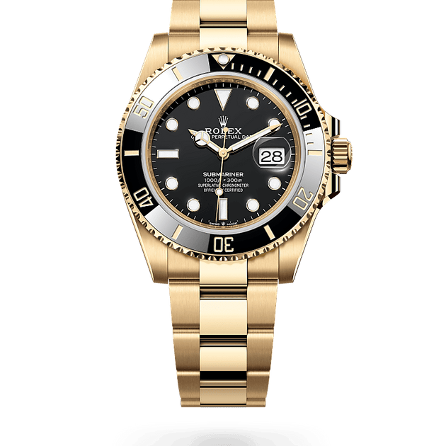  in 18 ct yellow gold, M126618LN-0002 - H.L. Gross Jewelers