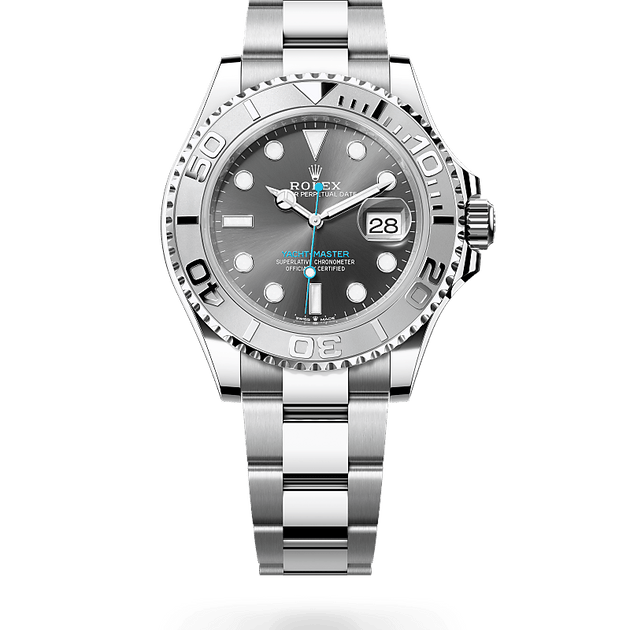  in Rolesium - combination of Oystersteel and platinum, M126622-0001 - H.L. Gross Jewelers