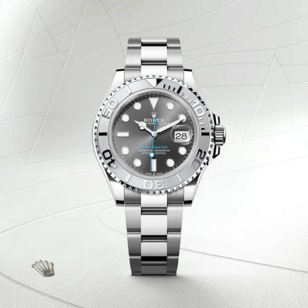 Oyster, 40 mm, Oystersteel and platinum