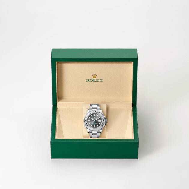  in Rolesium - combination of Oystersteel and platinum, M126622-0001 - H.L. Gross Jewelers