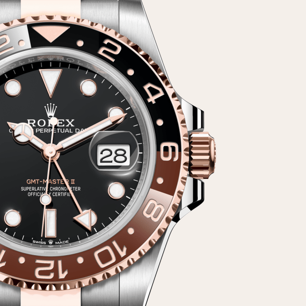  in Everose Rolesor - combination of Oystersteel and Everose gold, M126711CHNR-0002 - H.L. Gross Jewelers
