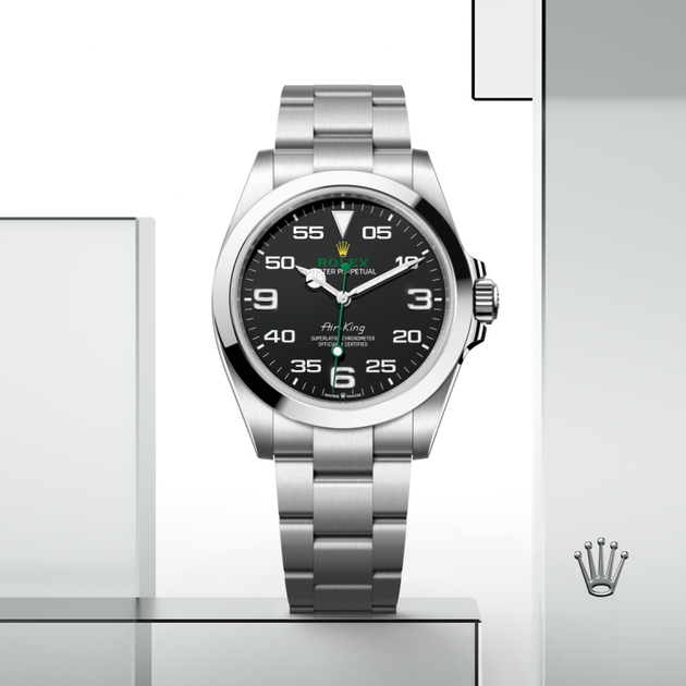Rolex Air-King in Oystersteel, M126900-0001 - H.L. Gross Jewelers
