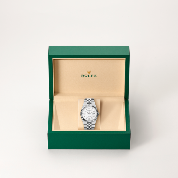 Oyster, 36 mm, Oystersteel and white gold