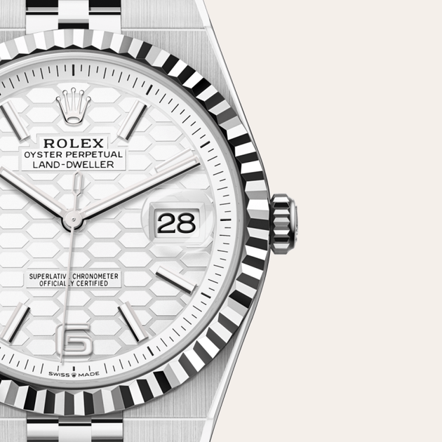  in White Rolesor - combination of Oystersteel and white gold, M127334-0001 - H.L. Gross Jewelers
