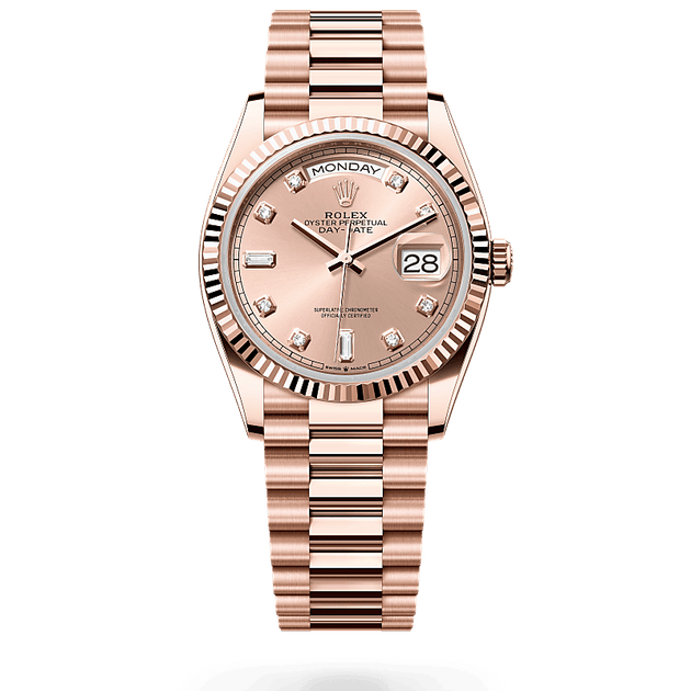  in 18 ct Everose gold, M128235-0009 - H.L. Gross Jewelers