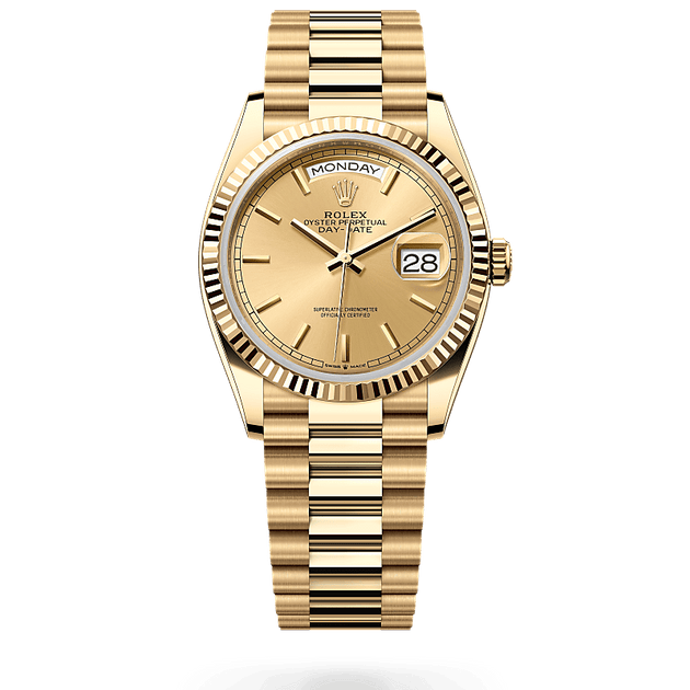  in 18 ct yellow gold, M128238-0045 - H.L. Gross Jewelers