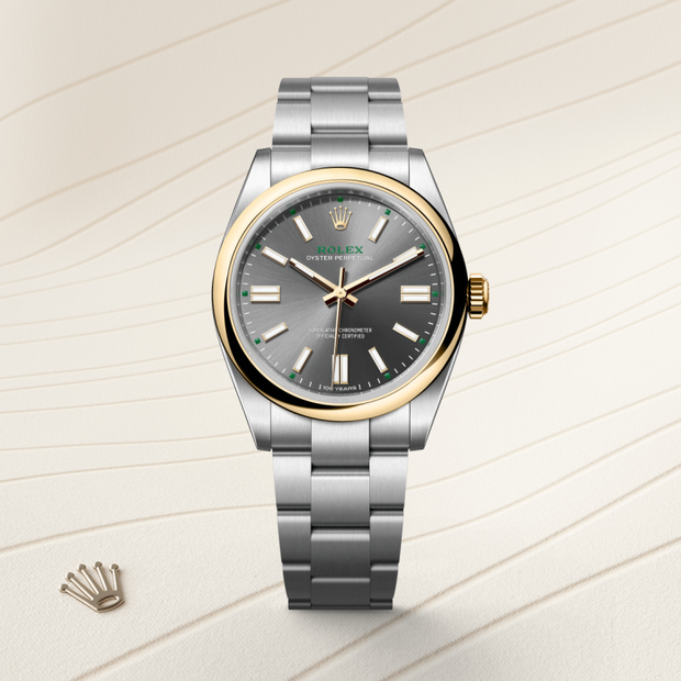 Oyster, 41 mm, Oystersteel and yellow gold