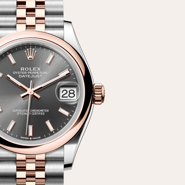  in Everose Rolesor - combination of Oystersteel and Everose gold, M278241-0018 - H.L. Gross Jewelers