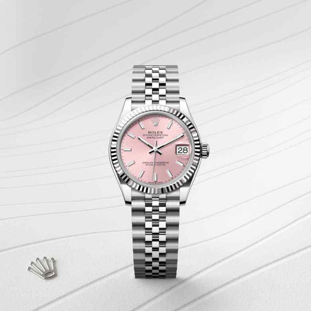 Oyster, 31 mm, Oystersteel and white gold
