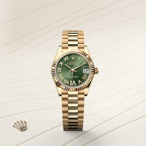 Oyster, 31 mm, yellow gold