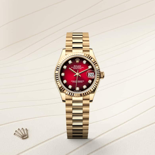 Oyster, 31 mm, yellow gold