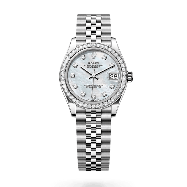  in White Rolesor - combination of Oystersteel and white gold, M278384RBR-0008 - H.L. Gross Jewelers