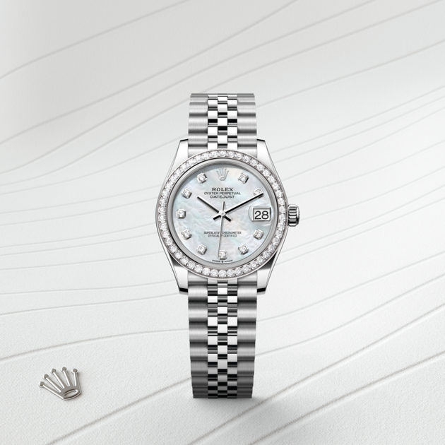  in White Rolesor - combination of Oystersteel and white gold, M278384RBR-0008 - H.L. Gross Jewelers
