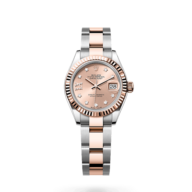  in Everose Rolesor - combination of Oystersteel and Everose gold, M279171-0028 - H.L. Gross Jewelers