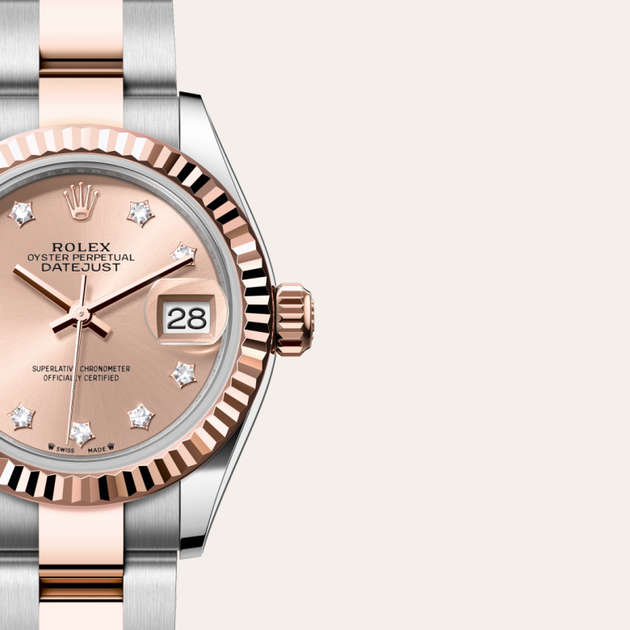  in Everose Rolesor - combination of Oystersteel and Everose gold, M279171-0028 - H.L. Gross Jewelers