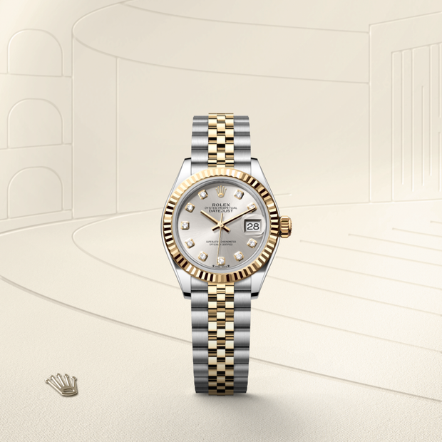 Oyster, 28 mm, Oystersteel and yellow gold