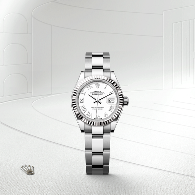  in White Rolesor - combination of Oystersteel and white gold, M279174-0020 - H.L. Gross Jewelers
