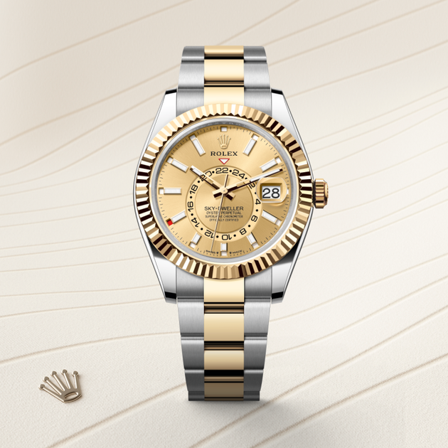  in Yellow Rolesor - combination of Oystersteel and yellow gold, M336933-0001 - H.L. Gross Jewelers