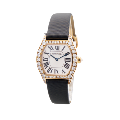 Pre-Owned Cartier Tortue With Diamond Bezel 2645