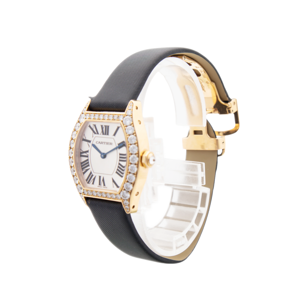 Pre-Owned Cartier Tortue With Diamond Bezel 2645